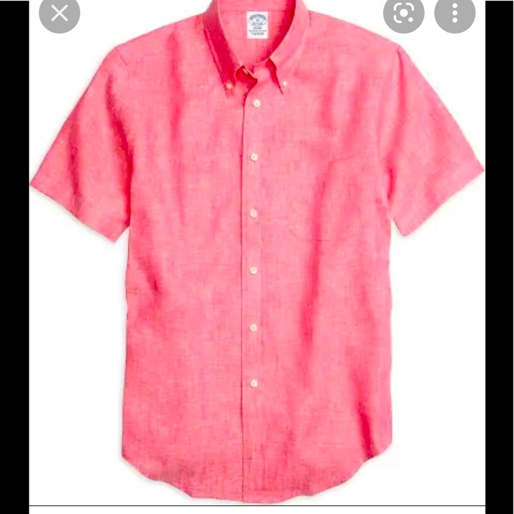 Brooks Brothers Short-Sleeve Linen Shirt
